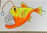 Colorful cartoon fish illustration – science art project
